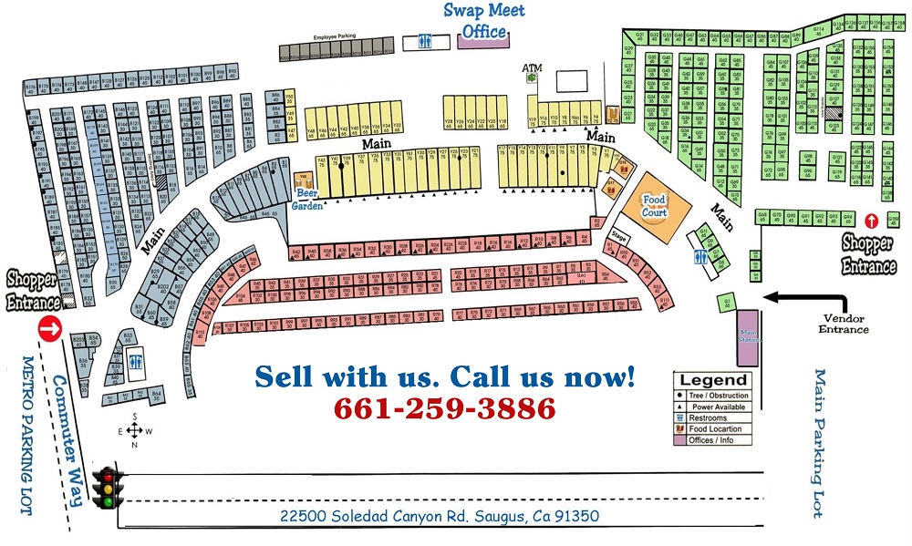 Sunday Market Layout