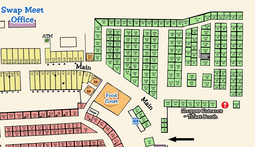 Tuesday Market Layout